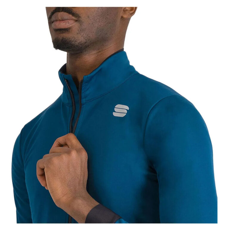 Sportful Fiandre Pro Medium Jacket S Teal Blue - 3XL Teal Blue - Image 4