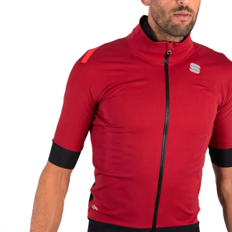 Sportful Fiandre Pro Short Sleeve Jacket S Red Rumba - 3XL Red Rumba - Image 5