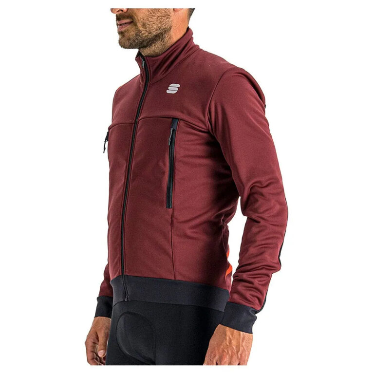 Sportful Fiandre Warm Jacket S Red Wine - 3XL Red Wine - Image 4