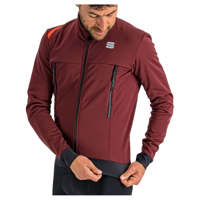 Sportful Fiandre Warm Jacket S Red Wine - 3XL Red Wine - Image 5