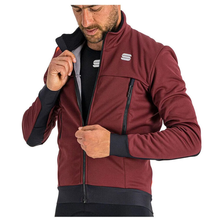 Sportful Fiandre Warm Jacket S Red Wine - 3XL Red Wine - Image 7