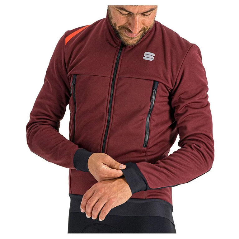 Sportful Fiandre Warm Jacket S Red Wine - 3XL Red Wine - Image 8