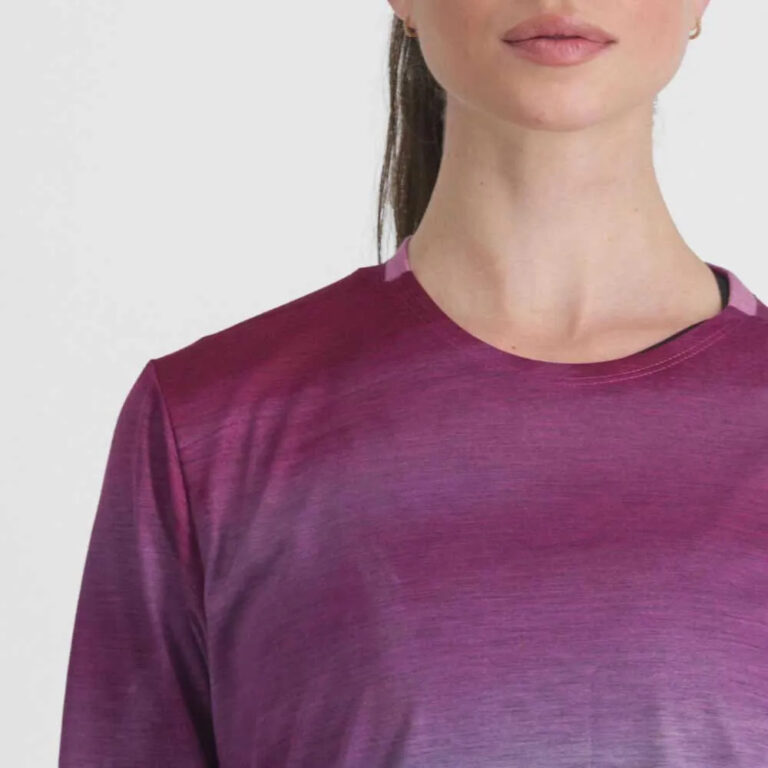 Sportful Flow Giara Long Sleeve T-shirt XS Berry Blue Pink - 2XL Berry Blue Pink - Image 4