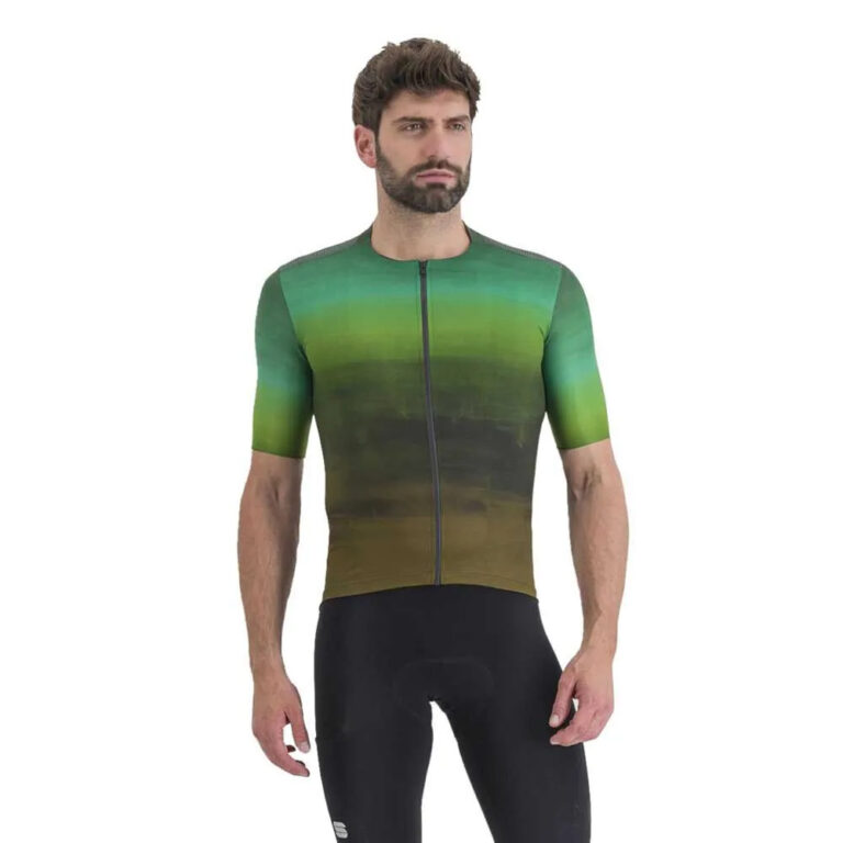 Sportful Flow Supergiara Short Sleeve Jersey M Leather / Jade / Cream - 2XL Leather / Jade / Cream