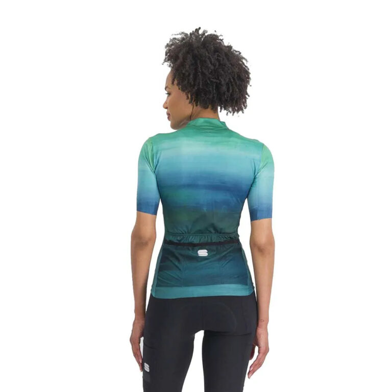 Sportful Flow Supergiara Short Sleeve Jersey XS Shade Spruce / Juniper Blue - XL Shade Spruce / Juniper Blue - Image 2