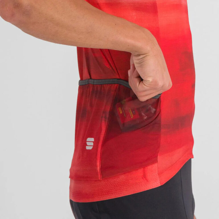 Sportful Flow Supergiara Short Sleeve Jersey M Red - XL Red - Image 4