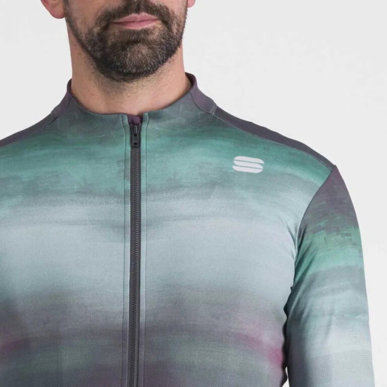 Sportful Flow Supergiara Thermal Long Sleeve Jersey M Huckleberry Shrub Green - XL Huckleberry Shrub Green - Image 4