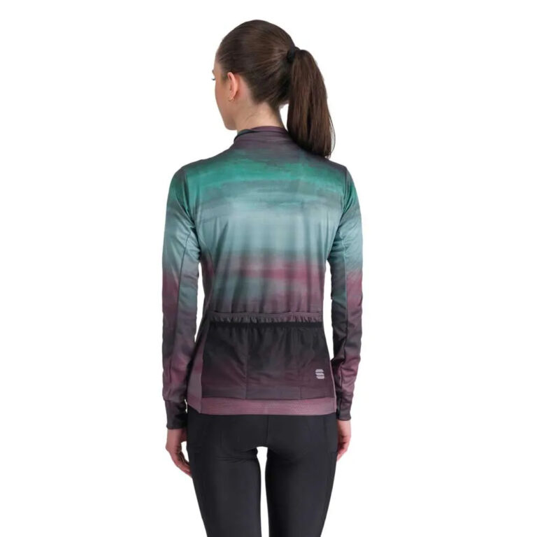 Sportful Flow Supergiara Thermal Long Sleeve Jersey S Huckleberry Shrub Green - L Huckleberry Shrub Green - Image 2