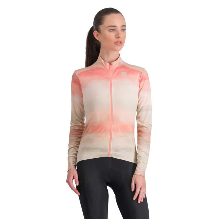 Sportful Flow Supergiara Thermal Long Sleeve Jersey XS Warm Cement Corallo - L Warm Cement Corallo