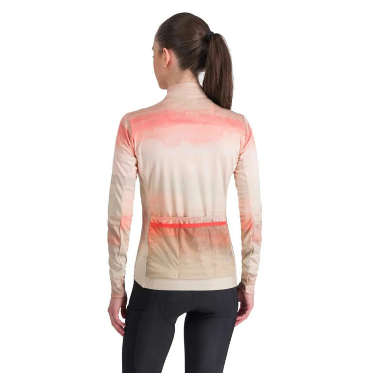 Sportful Flow Supergiara Thermal Long Sleeve Jersey XS Warm Cement Corallo - L Warm Cement Corallo - Image 2