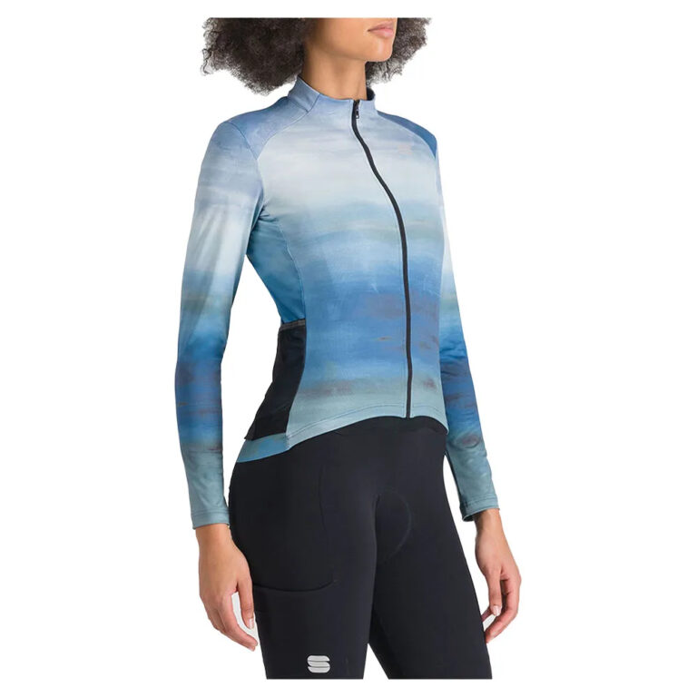 Sportful Flow Supergiara Thermal Long Sleeve Jersey S Blue / Vintage