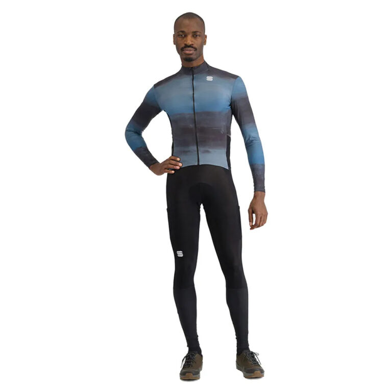 Sportful Flow Supergiara Thermal Long Sleeve Jersey M Teal Blue - 2XL Teal Blue - Image 4