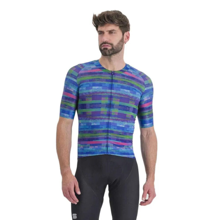 Sportful Glitch Short Sleeve Jersey XL Multicolor / Blue