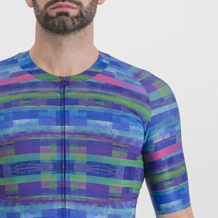 Sportful Glitch Short Sleeve Jersey XL Multicolor / Blue - Image 4