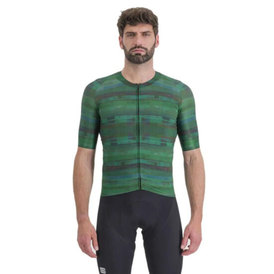 Sportful Glitch Short Sleeve Jersey M Multicolor Green - 2XL Multicolor Green