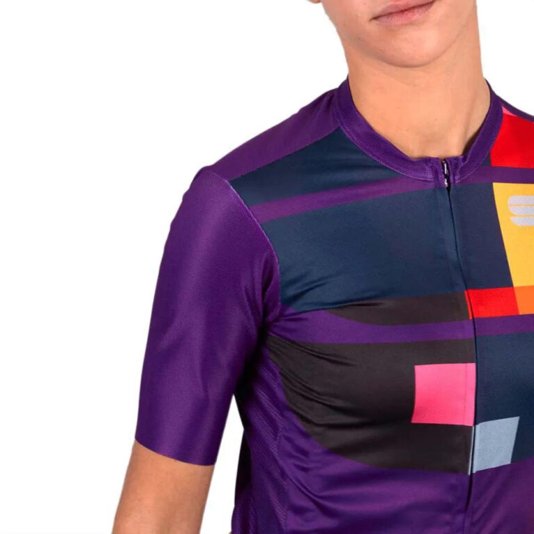 Sportful Idea Short Sleeve Jersey L Violet - Image 4