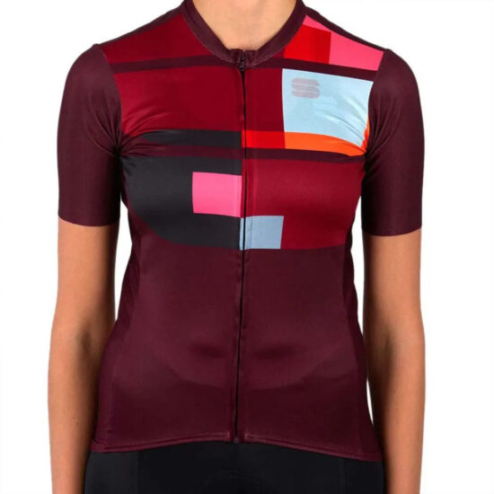 Sportful Idea Short Sleeve Jersey M Red Wine