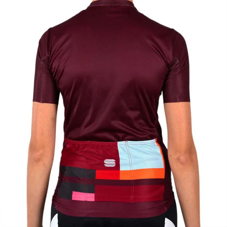 Sportful Idea Short Sleeve Jersey M Red Wine - Image 2