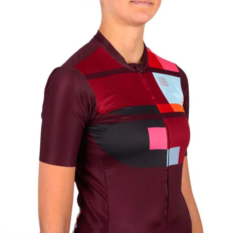 Sportful Idea Short Sleeve Jersey M Red Wine - Image 3