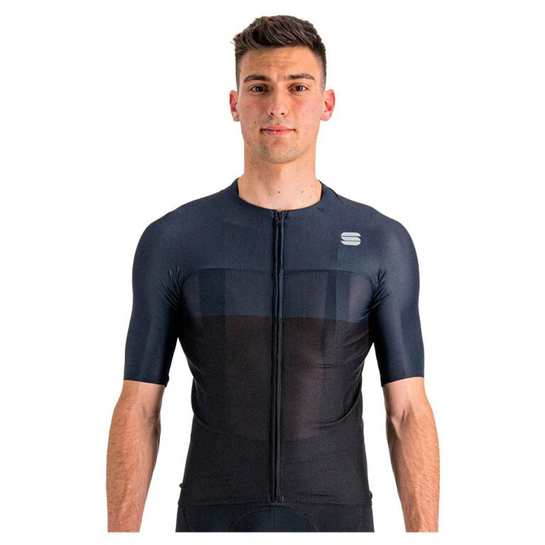 Sportful Light Pro Short Sleeve Jersey 2XL Black / Galaxy Blue