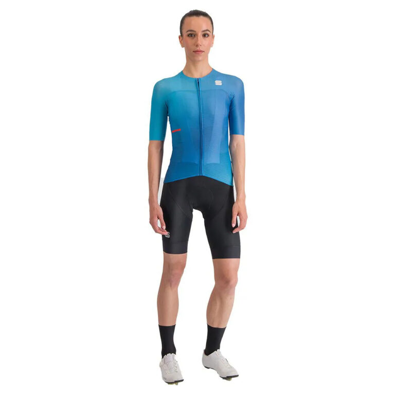 Sportful Light Short Sleeve Jersey L Blue Denim - Image 3