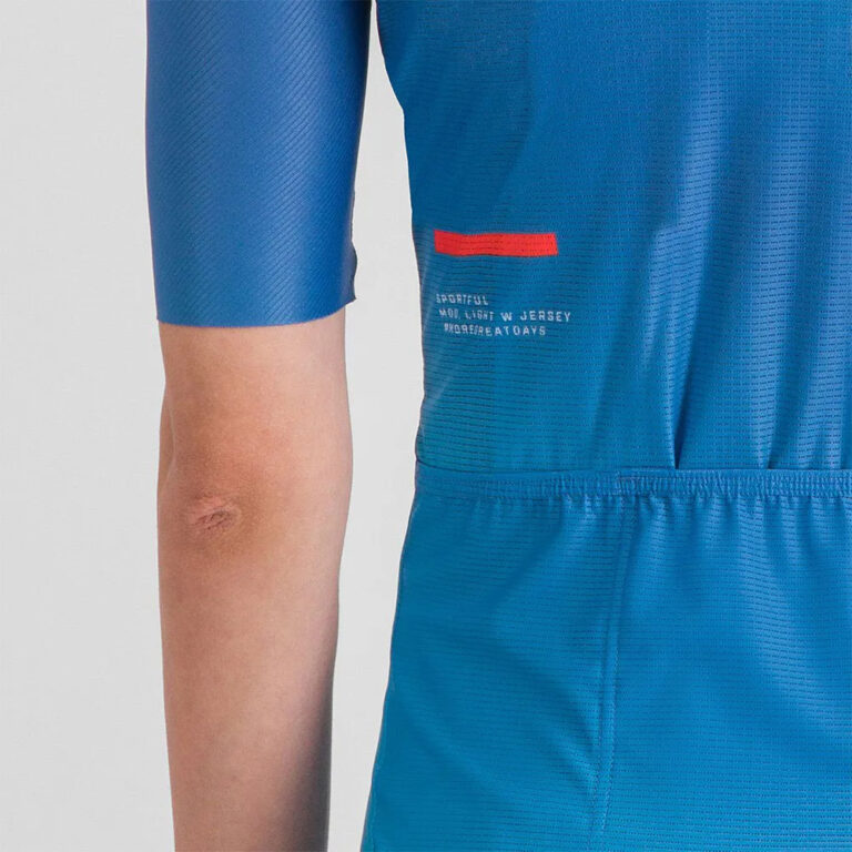 Sportful Light Short Sleeve Jersey L Blue Denim - Image 4