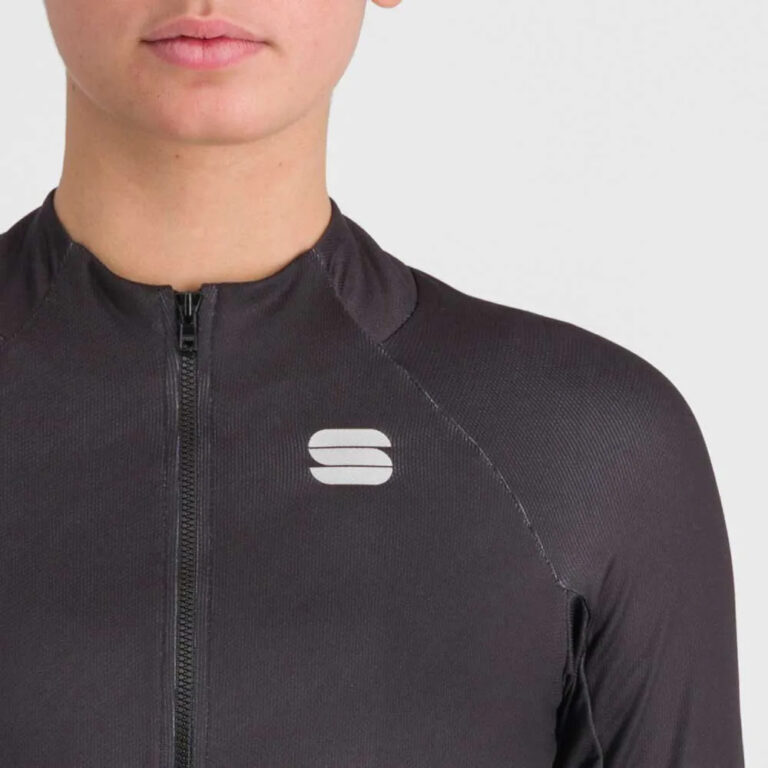 Sportful Matchy Thermal Long Sleeve Jersey S Black - Image 4