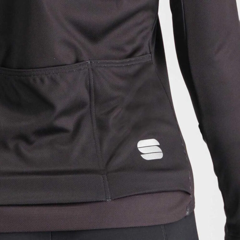 Sportful Matchy Thermal Long Sleeve Jersey S Black - Image 5