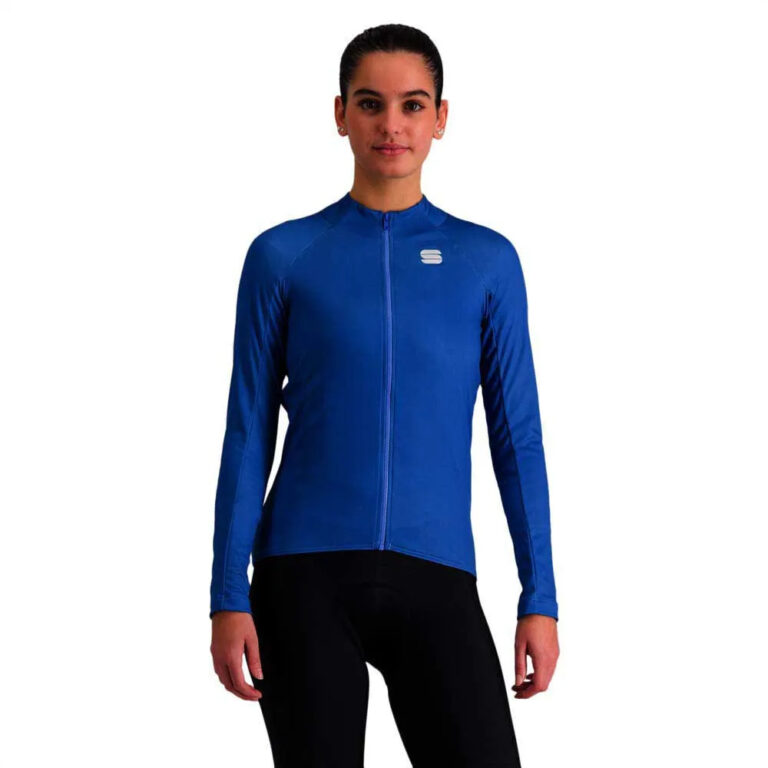 Sportful Matchy Thermal Long Sleeve Jersey S Blue Denim