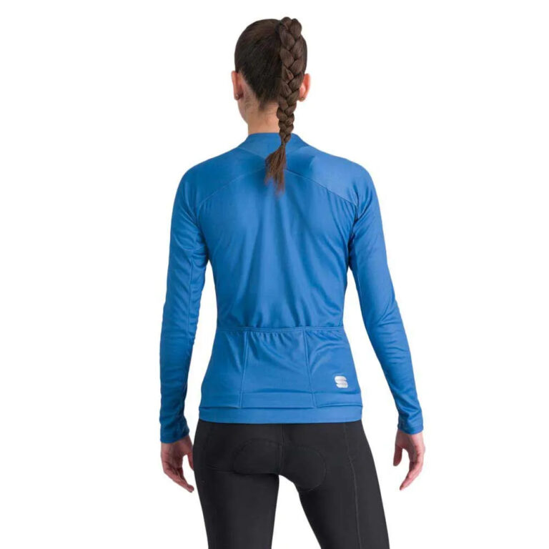 Sportful Matchy Thermal Long Sleeve Jersey S Blue Denim - Image 2