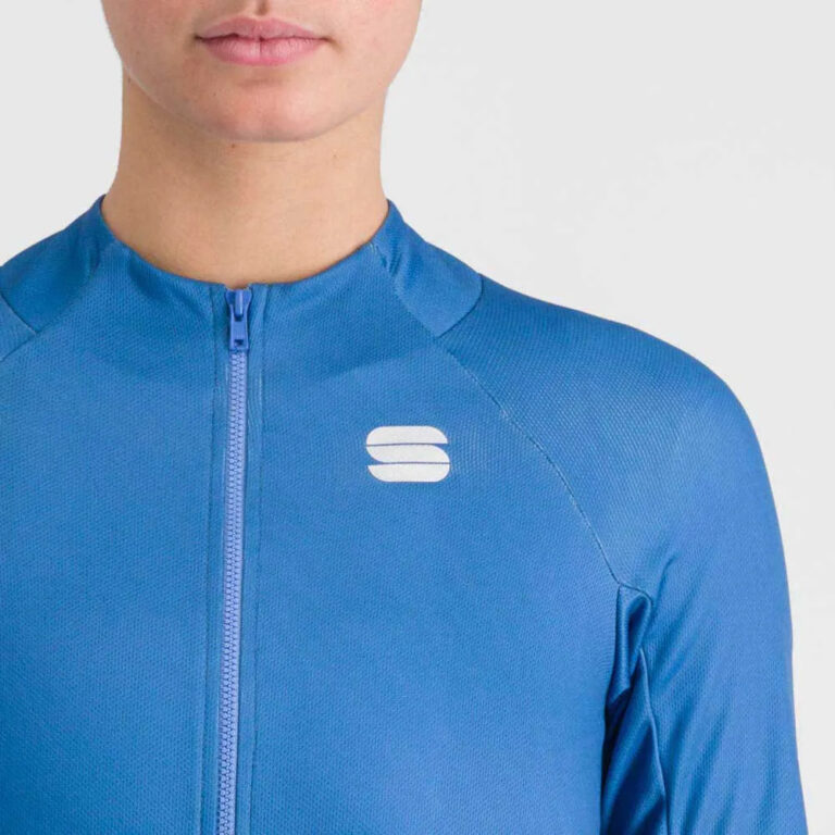 Sportful Matchy Thermal Long Sleeve Jersey S Blue Denim - Image 4