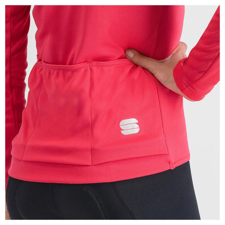 Sportful Matchy Thermal Long Sleeve Jersey S Raspberry - Image 3