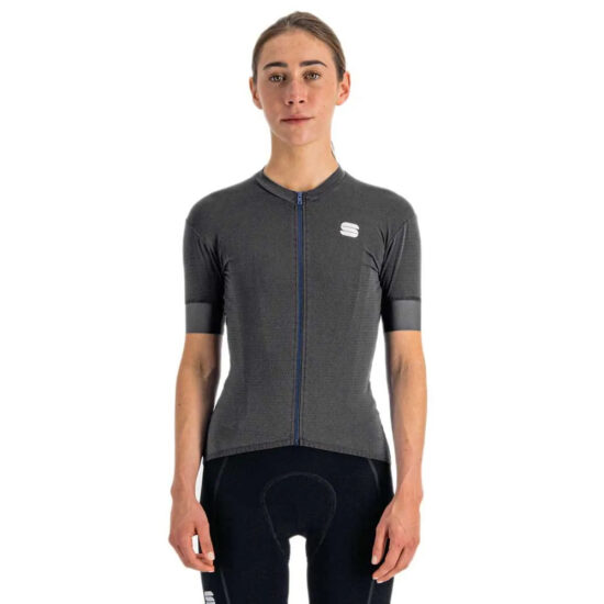 Sportful Monocrom Short Sleeve Jersey XS Anthracite - XL Anthracite