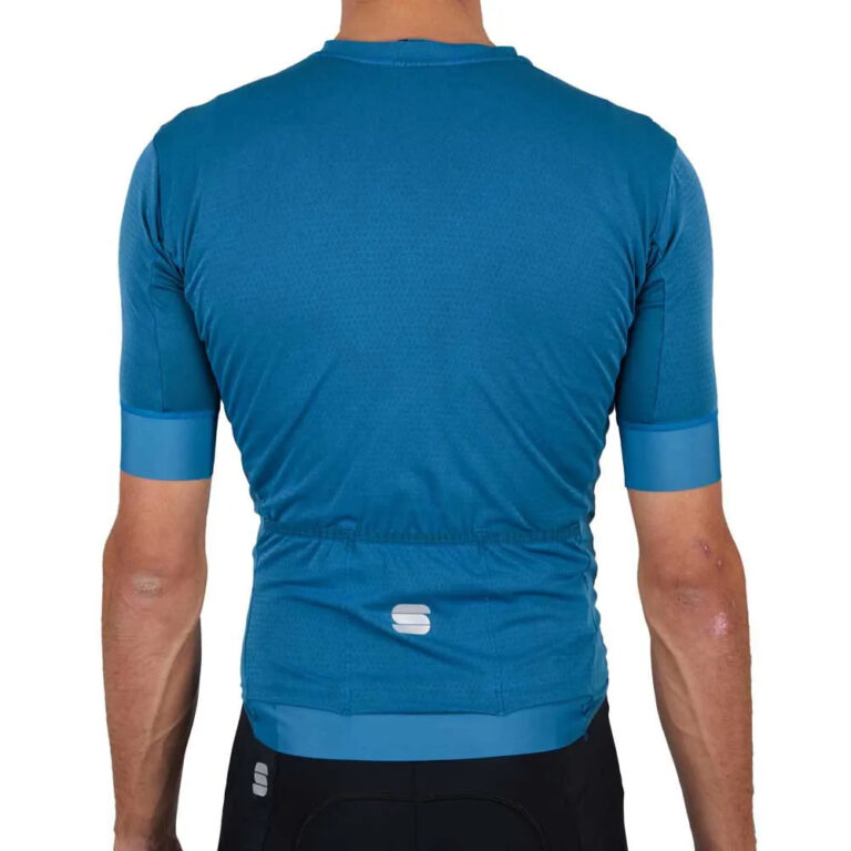 Sportful Monocrom Short Sleeve Jersey S Blue Sea - 3XL Blue Sea - Image 2