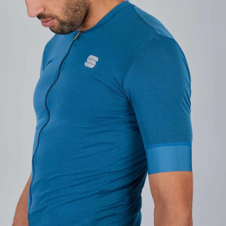 Sportful Monocrom Short Sleeve Jersey S Blue Sea - 3XL Blue Sea - Image 5