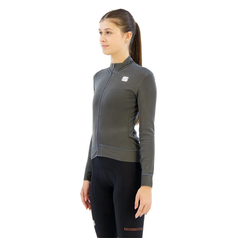 Sportful Monocrom Thermal Long Sleeve Jersey XS Anthracite - XL Anthracite - Image 3