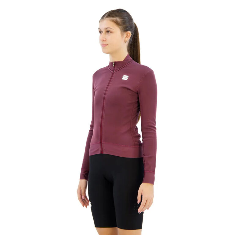 Sportful Monocrom Thermal Long Sleeve Jersey XS Mauve - XL Mauve - Image 3