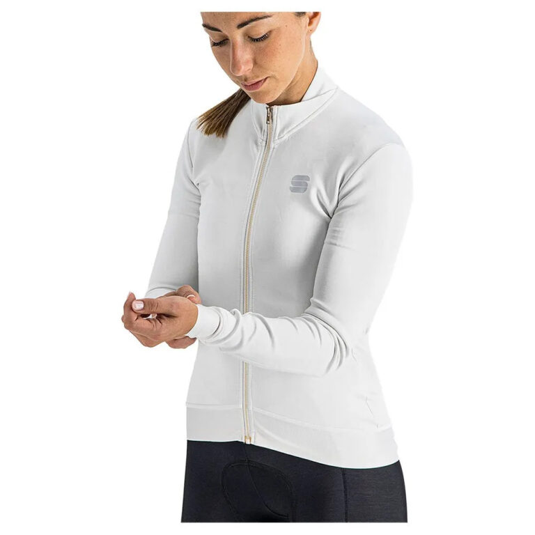 Sportful Monocrom Thermal Long Sleeve Jersey S White - Image 8