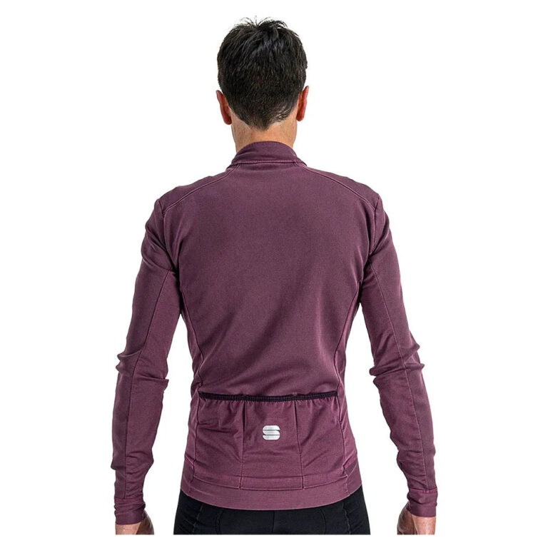 Sportful Monocrome Thermal Long Sleeve Jersey L Mauve - Image 2