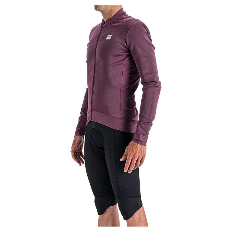 Sportful Monocrome Thermal Long Sleeve Jersey L Mauve - Image 4