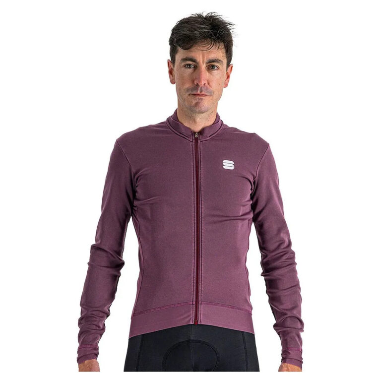 Sportful Monocrome Thermal Long Sleeve Jersey L Mauve - Image 7