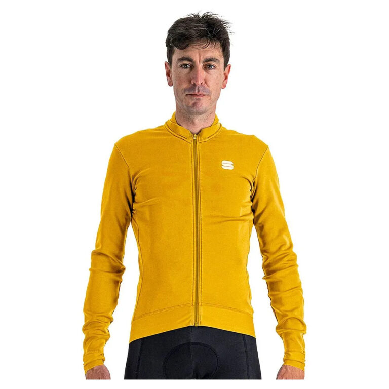 Sportful Monocrome Thermal Long Sleeve Jersey L Yellow - 3XL Yellow