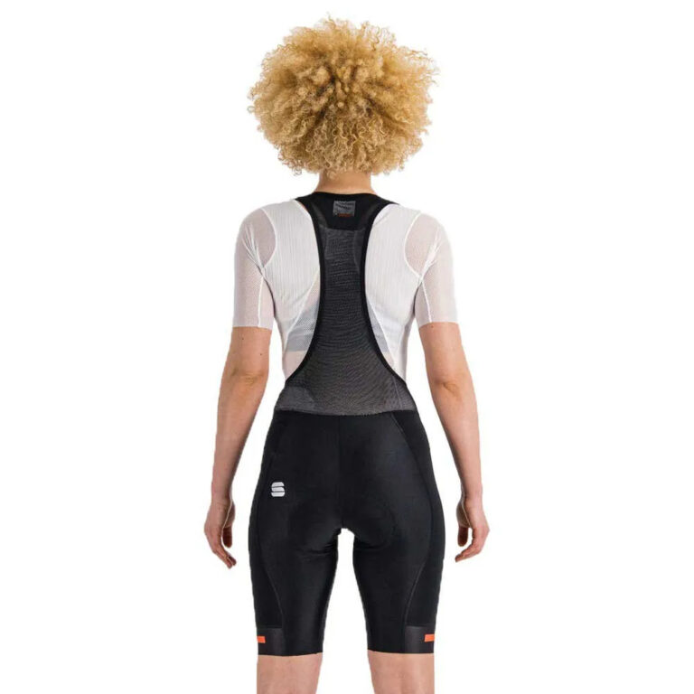 Sportful Neo Bib Shorts XS Black / Pompelmo - Image 2