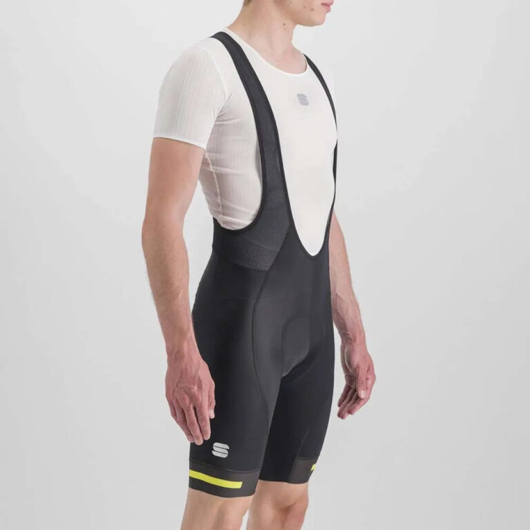 Sportful Neo Bib Shorts 2XL Black / Cedar - Image 4