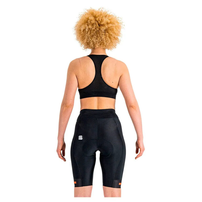 Sportful Neo Shorts XS Black / Pompelmo - S Black / Pompelmo - Image 2