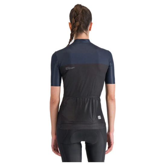 Sportful Pista Short Sleeve Jersey S Black / Galaxy Blue - L Black / Galaxy Blue