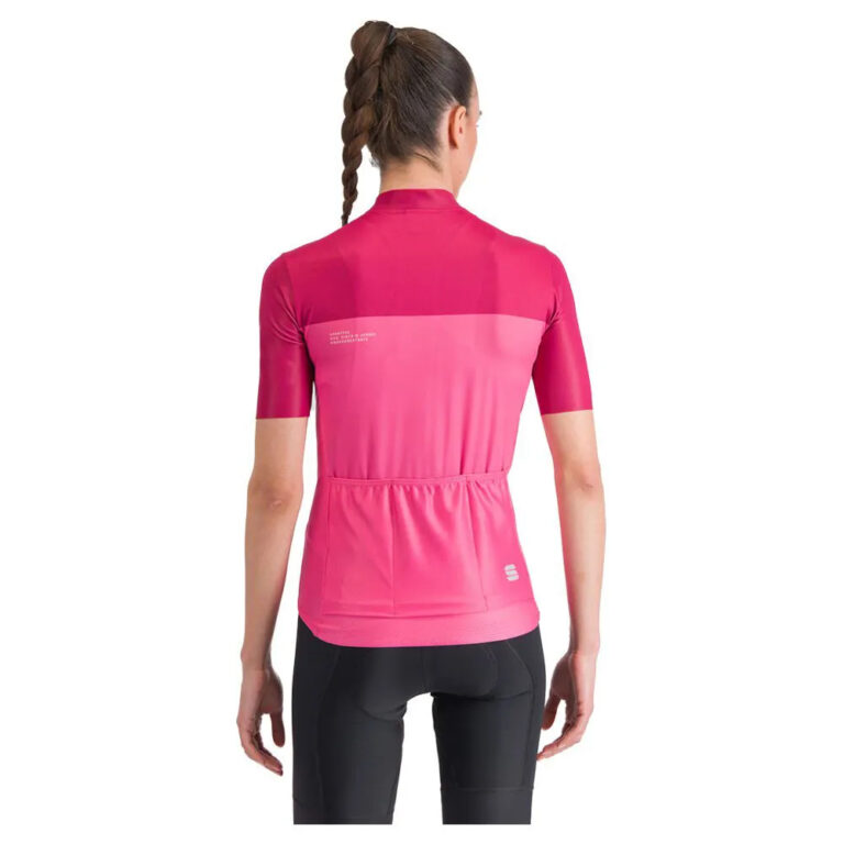 Sportful Pista Short Sleeve Jersey XS Carmine / Rose Cyclamen - XL Carmine / Rose Cyclamen