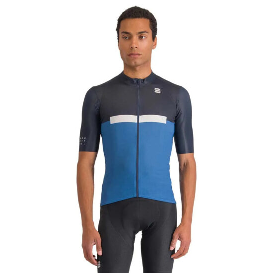 Sportful Pista Short Sleeve Jersey S Galaxy Blue / Blue Jeans - 2XL Galaxy Blue / Blue Jeans