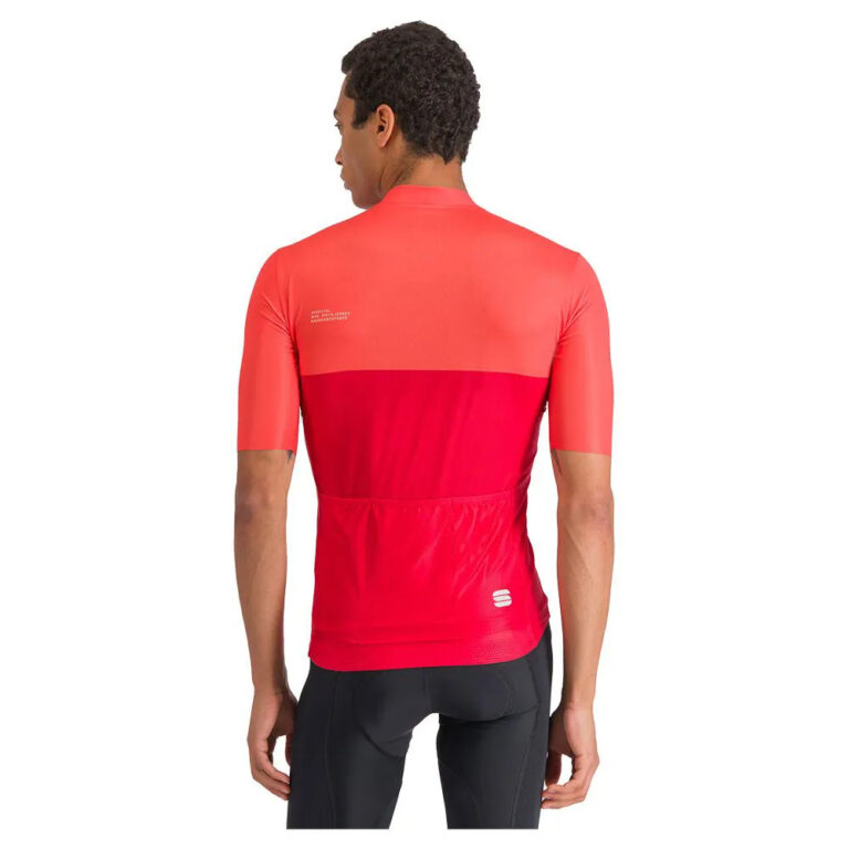 Sportful Pista Short Sleeve Jersey M Pompelmo / Red - XL Pompelmo / Red - Image 2