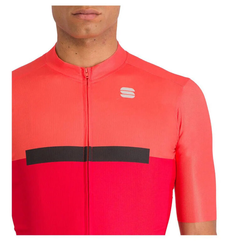 Sportful Pista Short Sleeve Jersey M Pompelmo / Red - XL Pompelmo / Red - Image 3